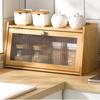 Modern Bamboo 2-Tier Kitchen Spice & Storage Rack