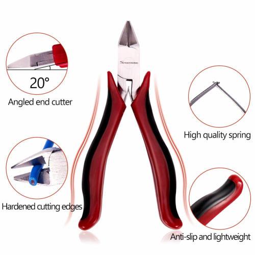 SPEEDWOX Mini Plastic Nippers, Gate Cutting, Convenient for Tight Spaces, Cuts Hard Resin and Plastic Models, CR-V Steel, Micro, Compact, Lightweight,