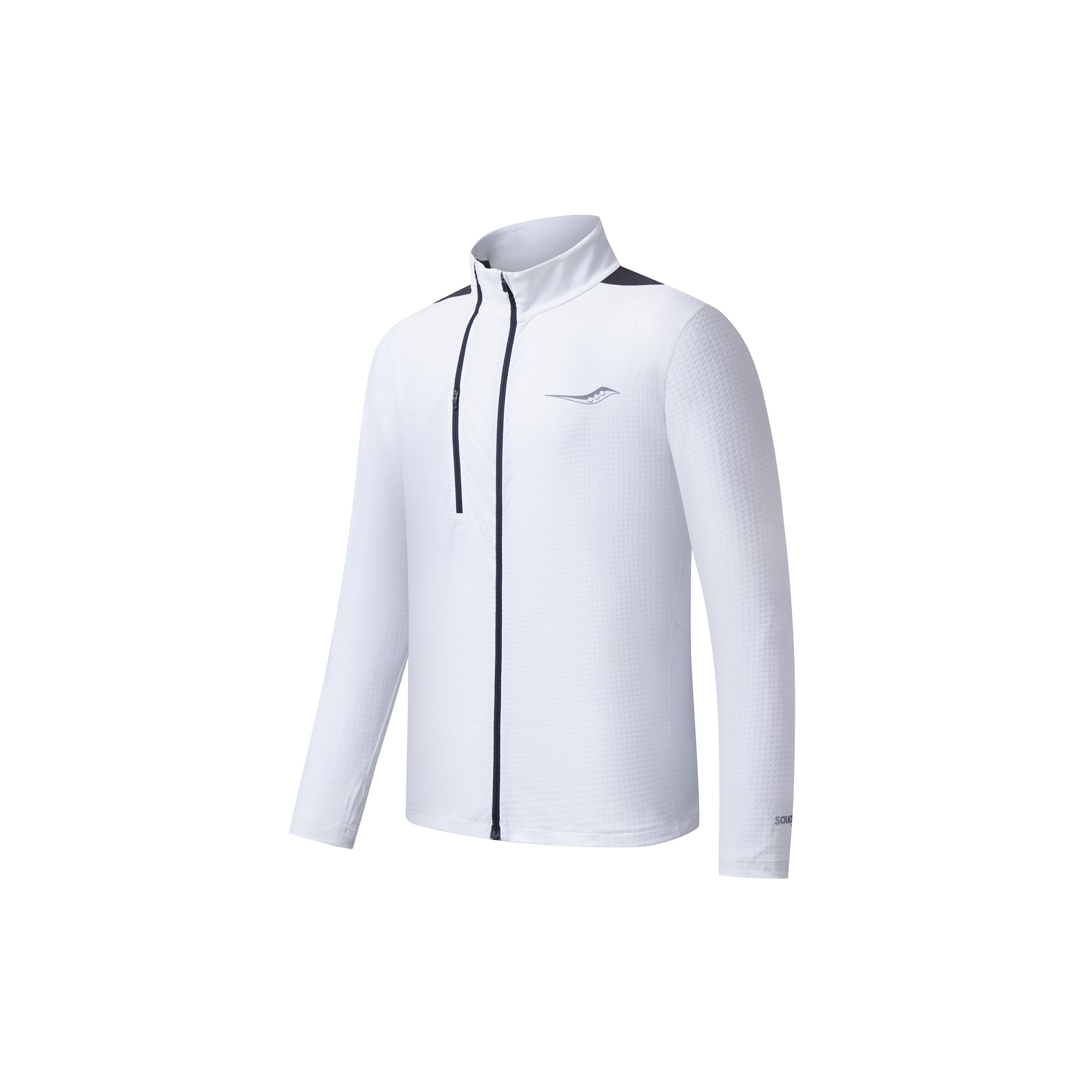 Saucony Jackets Men s White Stand Collar Moderate Other SC2230116A-WT02 L