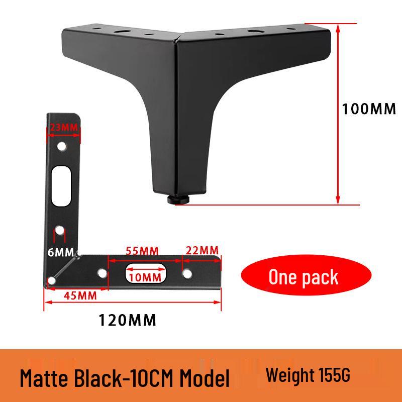 Metal Furniture Feet for Sofas, Coffee Tables, Cabinets, Beds, and Drawers