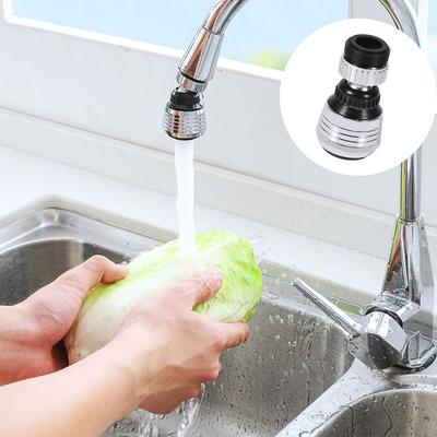 360° Rotating Kitchen Faucet Aerator Water Saver Stainless Steel Anti-Splash Sprayer Filter Nozzle Quiet Pressurized Faucet Head