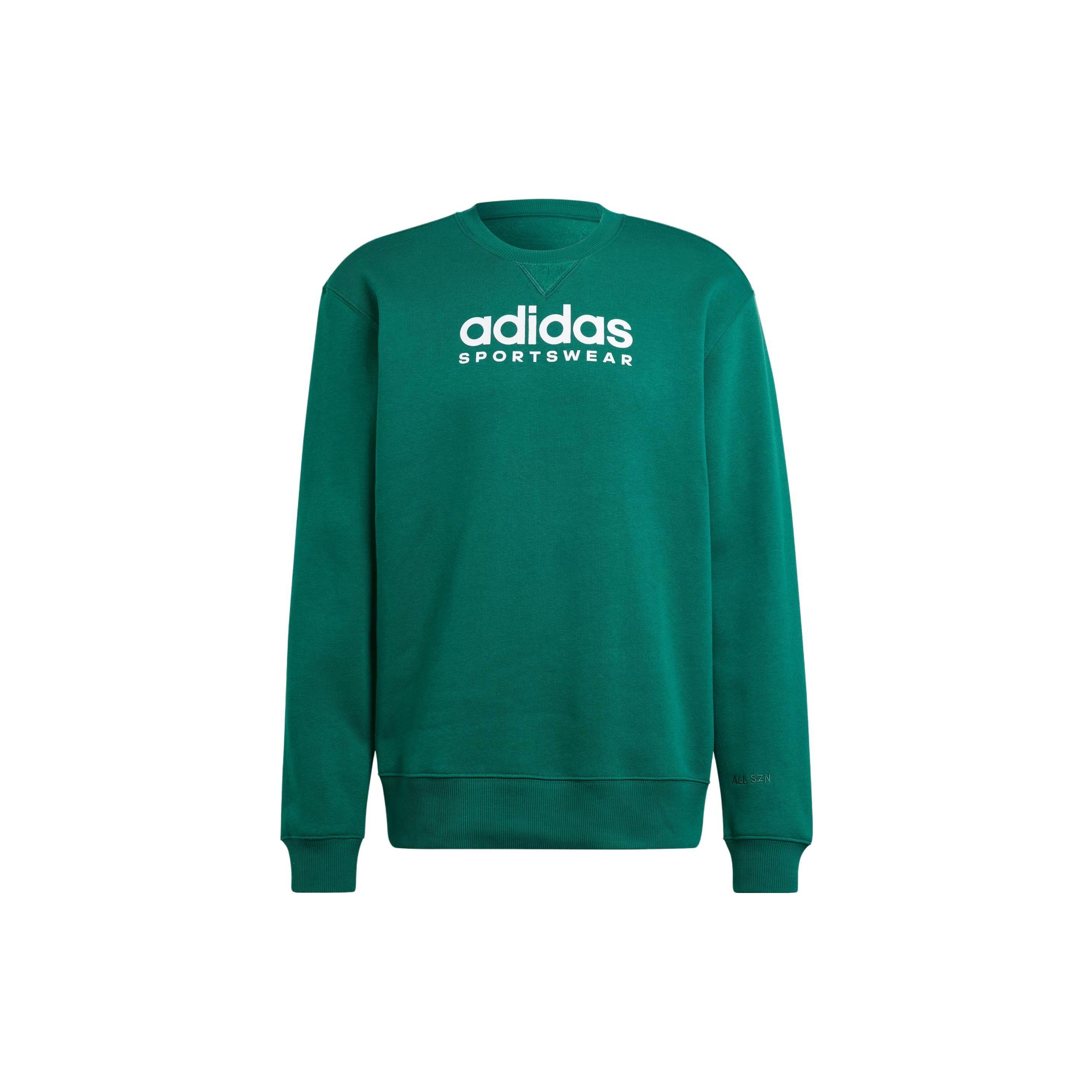 

Adidas All Season Fleece Graphic Sweatshirt Men Sweatshirt Green IJ9440 M