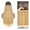 XINRAN Moda Damska Kolor Ombre Niewidoczny Długi Doczepiany Włos Syntetyczny Włókno Długie Falowane Ombre Cosplay Codzienne Noszenie Bez Klipsów Przedłużanie Włosów