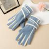Warm Fleece Lined Full Finger Touchscreen Gloves Women Cycling Hiking Outdoor Winter Sports