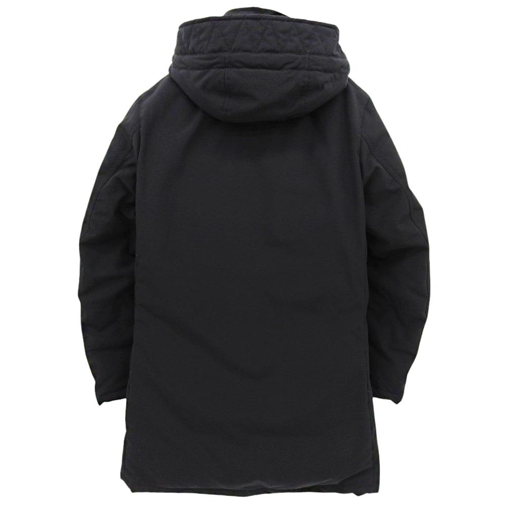 BLACK LABEL CRESTBRIDGE Nylon Tussar Hooded Down Jacket, Men's, Black, Size M, 2022 Jacket M blackUsed