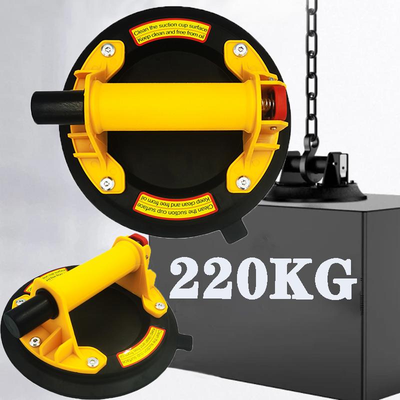 Vacuum Suction Cup 220kg Loading Capacity Heavy Duty Vacuum Spreader for Tile Adsorption Granite Glass Lifting 8 Inch Cup