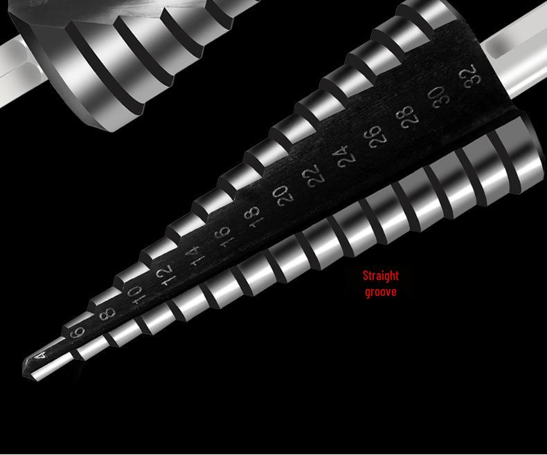 Industrial Grade Multi-Functional Cobalt Step Drill - High Hardness Stainless Steel for Metal Hole Punching