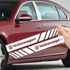 Automobilis Volkswagen VW 2 vnt. Automobilio PVC Juostelės Lenktynių Juostelės Galinio Vaizdo Veidrodėlio Lipdukai Volkswagen Golf-7 4 5 6 CC T-ROC Sharan Pa