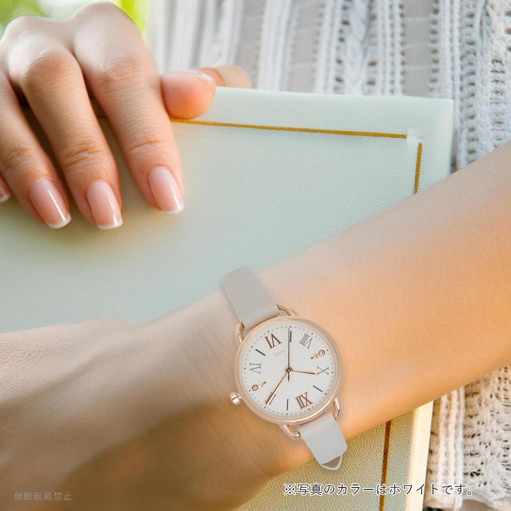 Fieldwork Women's Analog Watch with Leather Strap and Stone Dial, Elegant Beige, Lassie Style, JN010-2