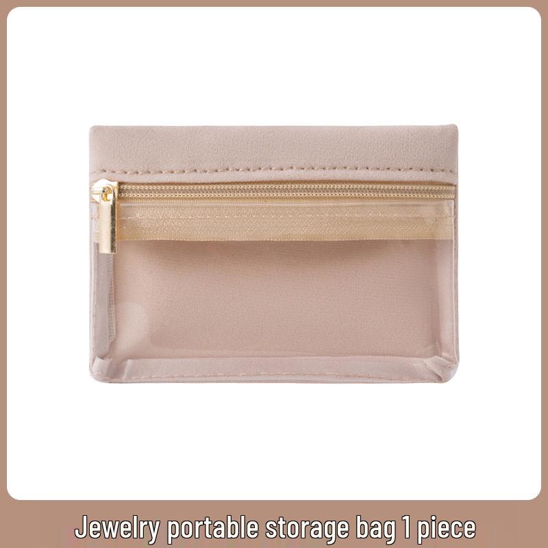 

Портативная дорожная сумка-органайзер для украшений для серег, ожерелий, колец и браслетов Barcode Label Compatible