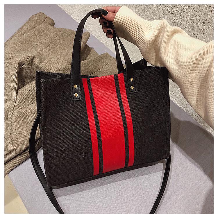 SCIONE Женский портативный портфель в полоску — фото 13