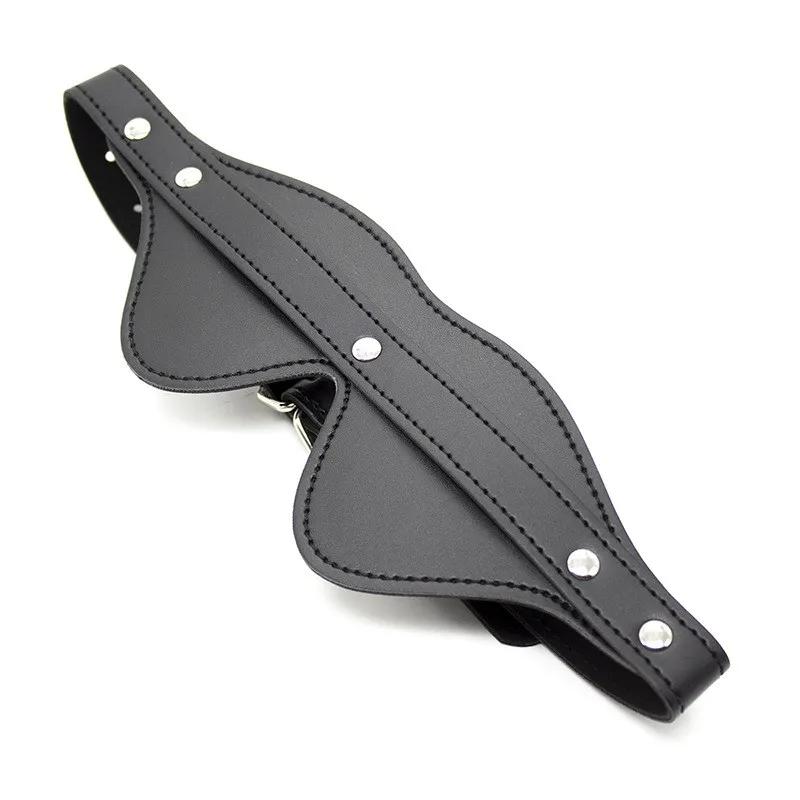 New Leather Cosplay Blindfold Sexy Fashion Adult Eye Patch Black Rose Pink Party Costume Props