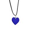 Unique Crystal Heart Necklace Fashion Sweet Cool Heart Clavicle Chain Lace Up