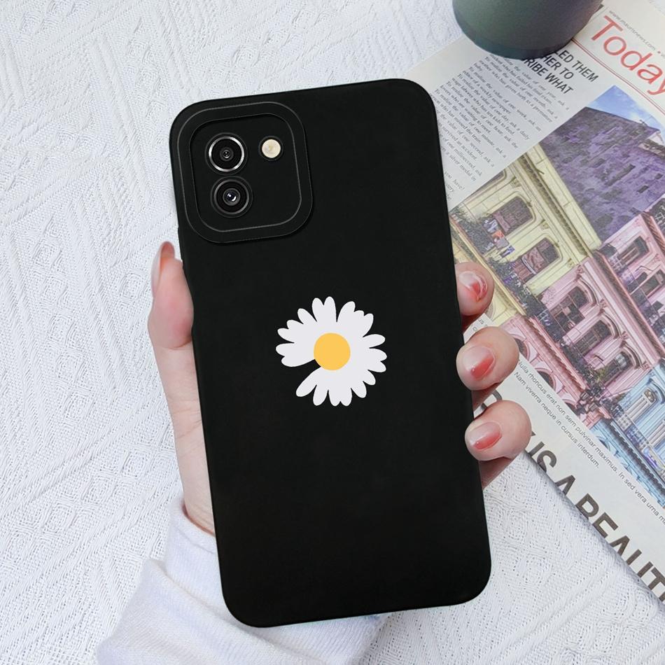 Case For Samsung A03 Core A03S Painted Soft Liquid Silicone Fashion Back Cover For Samsung Galaxy A 03 A03Core A03 S Funda Coque