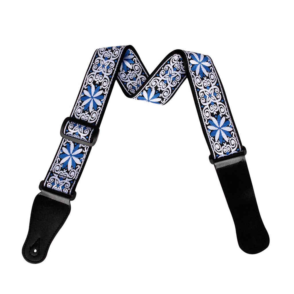 IRIN GS 02 Adjustable Embroidery Guitar Straps for Acoustic Electric Guitars Bass Accessories Yellow