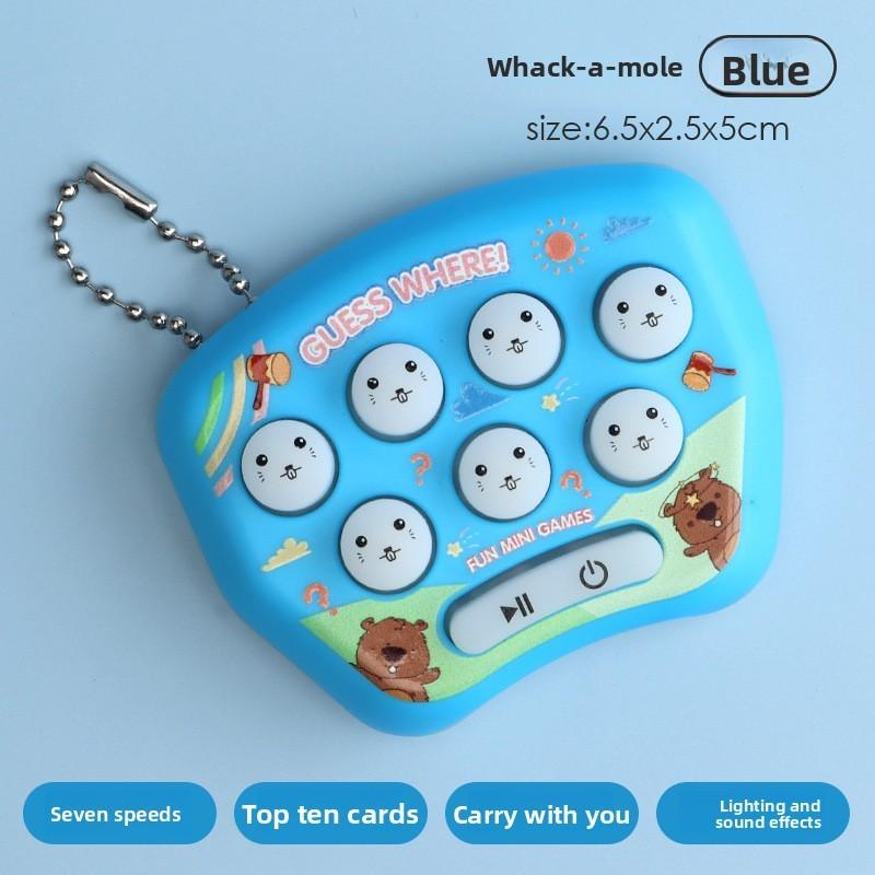 Mini Jogo Whack-a-Mole Chaveiro Com Efeitos Sonoros Para Crianças E Alívio do Estresse