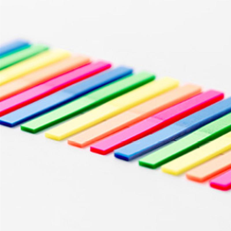 Translucent Notes Sticker Book Stamping Book Scrapbooking Flag Sticker Colorful Memo Sticker Self Adhesive Index Tab Reading Aid