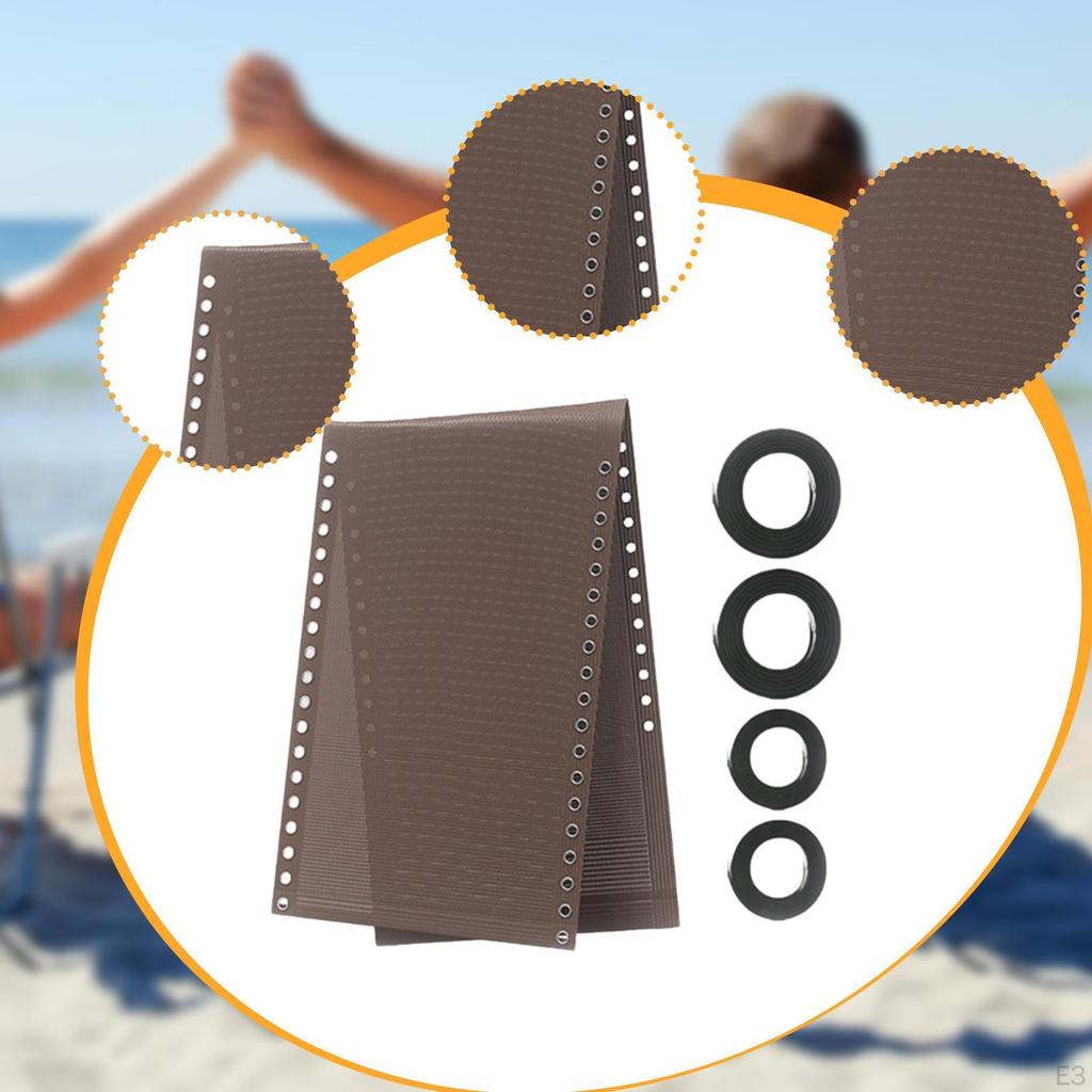 Chair Replacement with Bungee Cord Kit, Breathable , Folding Net Repair Kit for Chairs