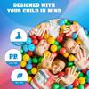 50Pcs 70MM Baby Plastic Balls Water Pool Ocean Ball Games For Children Swim Pit Play House Outdoors Sport Ball Tents Baby Toys
