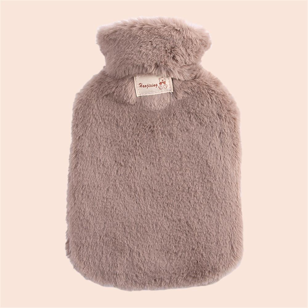 1000ml/2000ml Soft Hand warmers Hot-water Bag with Plush Cover Hot-water Bottle Protecter Hand Portable Winter Warming Products