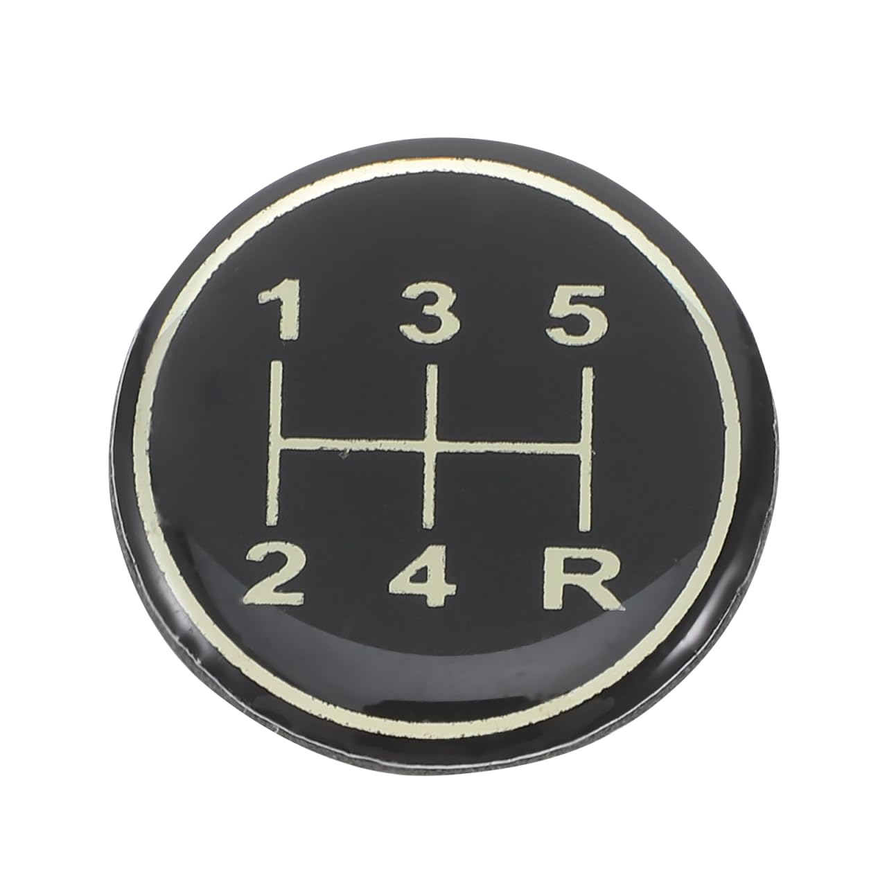 

MAGICLULU Sticker Car Speed Knob Sticker Gear Shift Sticker 2.80X2.80X0.20CM чёрный