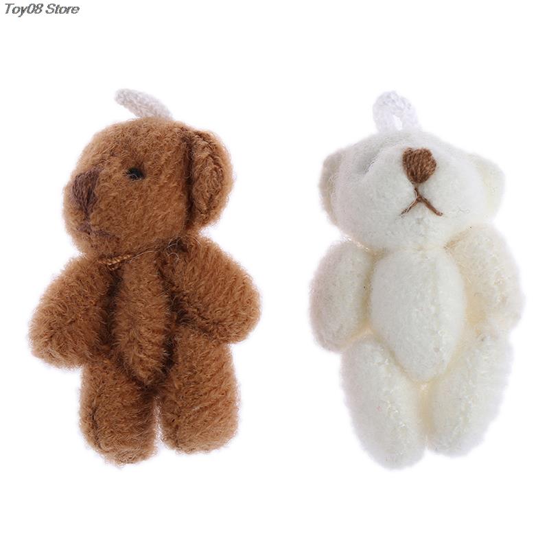 1Pcs 18*30Mm 1/12 Dollhouse Miniature Accessories Mini Bear Simulation Miniature Animal Model Furniture Toys Decoration