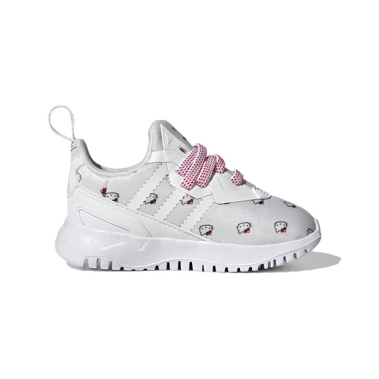 Hello Kitty x adidas Originals Flex I Allover Print Baby Sneakers White Cloud-White Vivid-Red GX9264