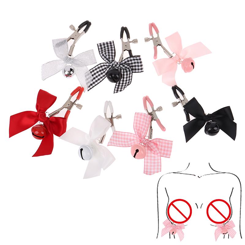 Adjustable Nipple Clamp Breast Small Bell Adult Fetish Flirting Teasing Sex Toys