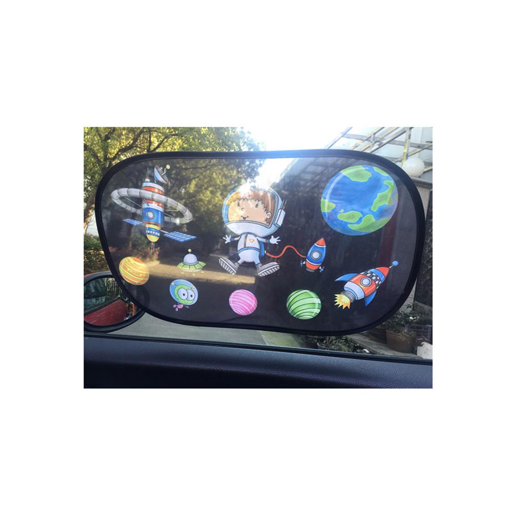 Cartoon Print Sunscreen Heat Insulation Car Sun Shade