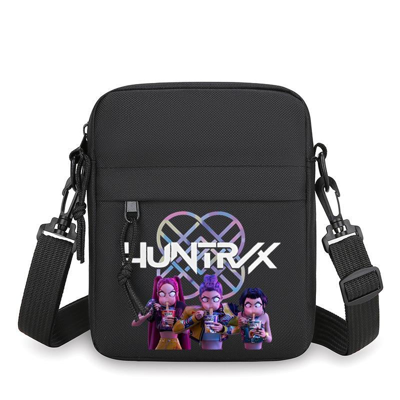 Animation Cartoon Peripheral Simple Multi-Function Portable Mini Square Bag Men'S Casual Shoulder Messenger Bag