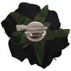 Rosenblüten-Haarspange, Tänzerbrosche, 5er-Pack, Schwarz