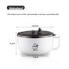 Yuedis 304 Stainless Steel Cat Ear Insulated Noodle Bowl