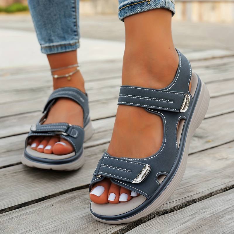 Neu Damensandalen Premium Orthopädische Ballenkorrektur Wohnungen Lässig Weiche Sohle Strand Keil Vulkanisierte Schuhe Zapatillas De Mujer