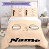 3pcs Custom Name Family Guy Bedding Set Duvet Cover Closure Includes 1 Duvet Cover & 2 Pillowcases for All Seasons Bedroom Decor