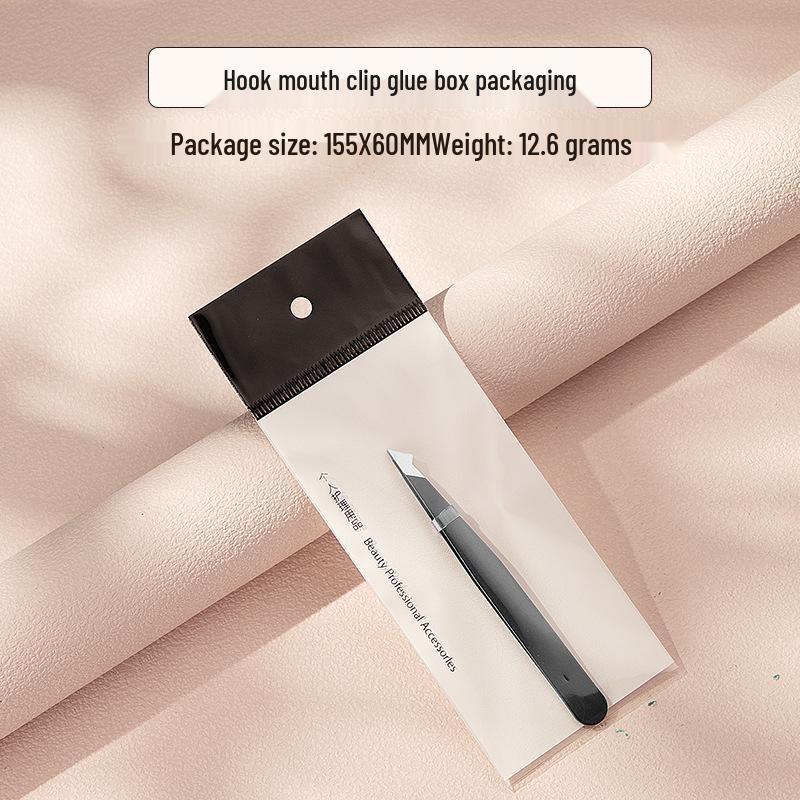 Stainless Steel 96-Piece Eyebrow & Beard Tweezers Set with Double Eyelid Stickers