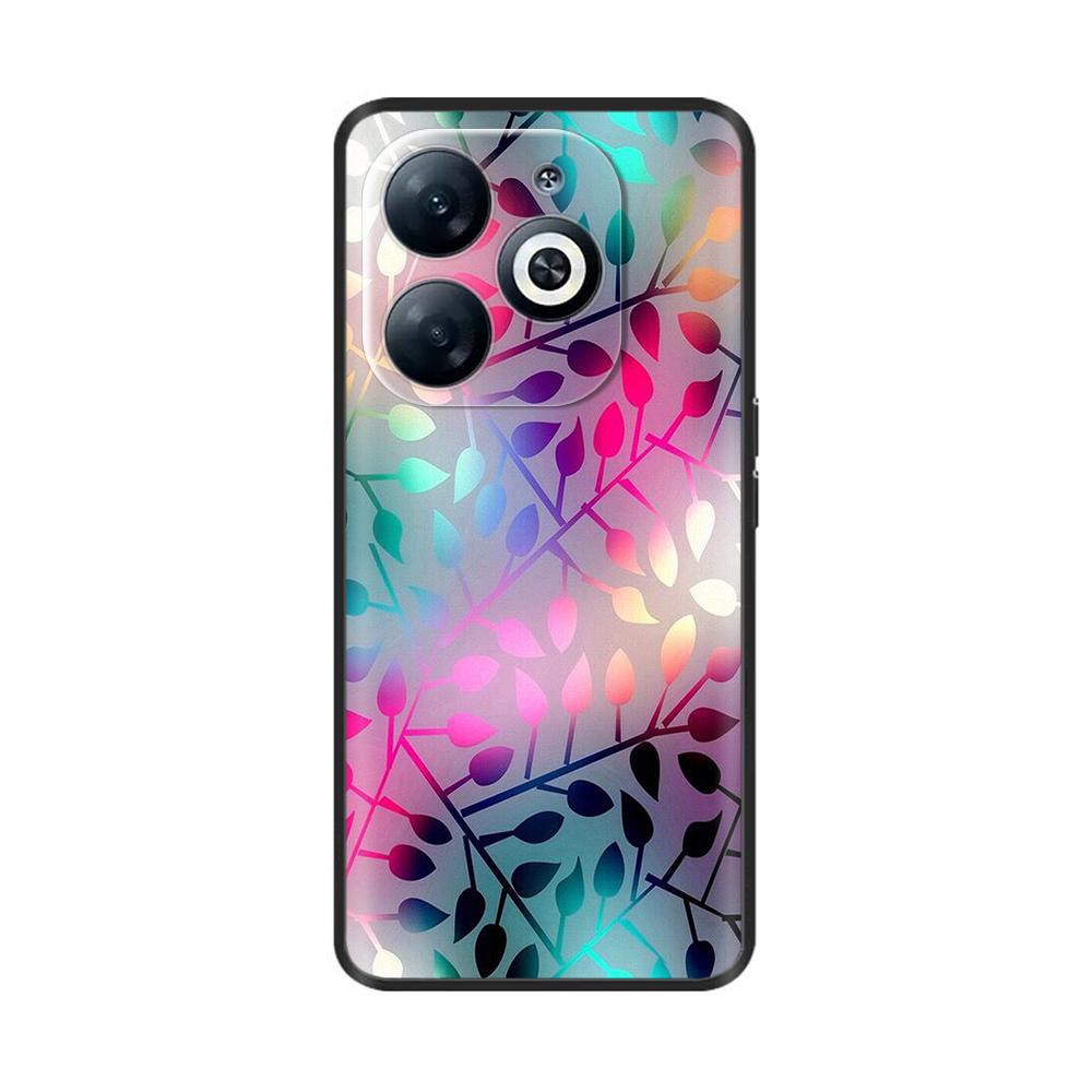 For Infinix Smart 8 Case Cover Funda Black Soft Silicone TPU Protective Phone Case For infinix Smart 8 Smart8 X6525 Bumper Coque