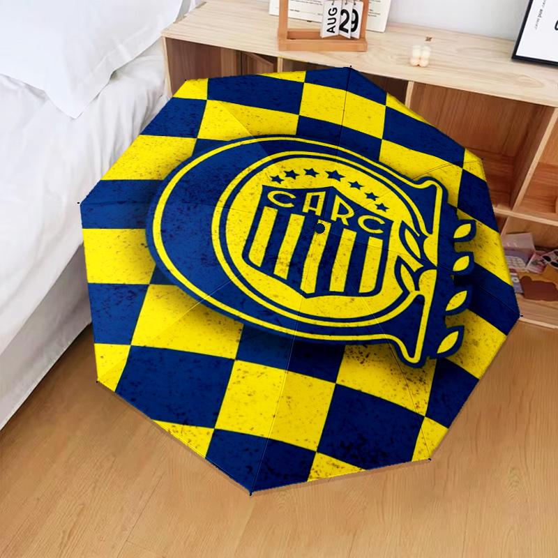 Rosario Central Crest Umbrella Folding umbrella, automatic umbrella 8-Frame for Travel, camping Use Gift for Halloween Christmas