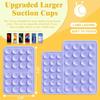 Anteel Medium-Sized Silicone Suction Phone Case Adhesive Mount, Durable, Hands-Free Sticky Phone Holder, Upgraded Thickened and Enhanced Suction