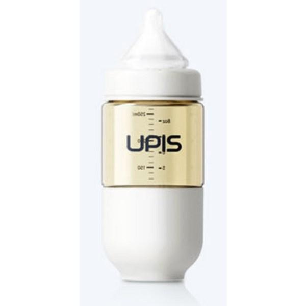 U-förmiger PPSU-Trinkbecher + nachfüllbares Strohhalm-Smart-Set, weiß, 1 Set