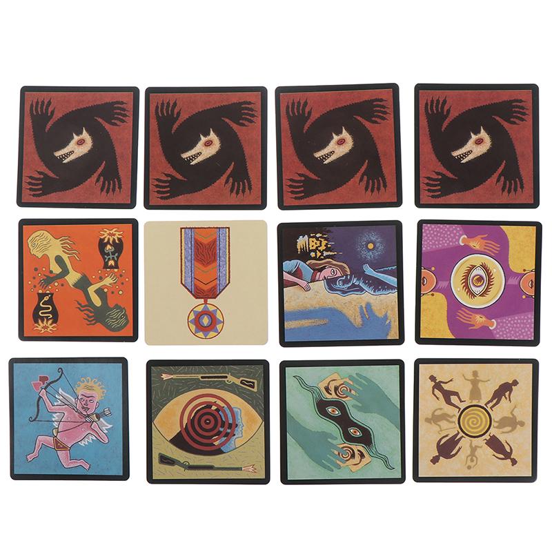 24 cartas de juego de mesa con diseño de gato hombre lobo, versión en inglés, cartas de juego divertidas para toda la familia