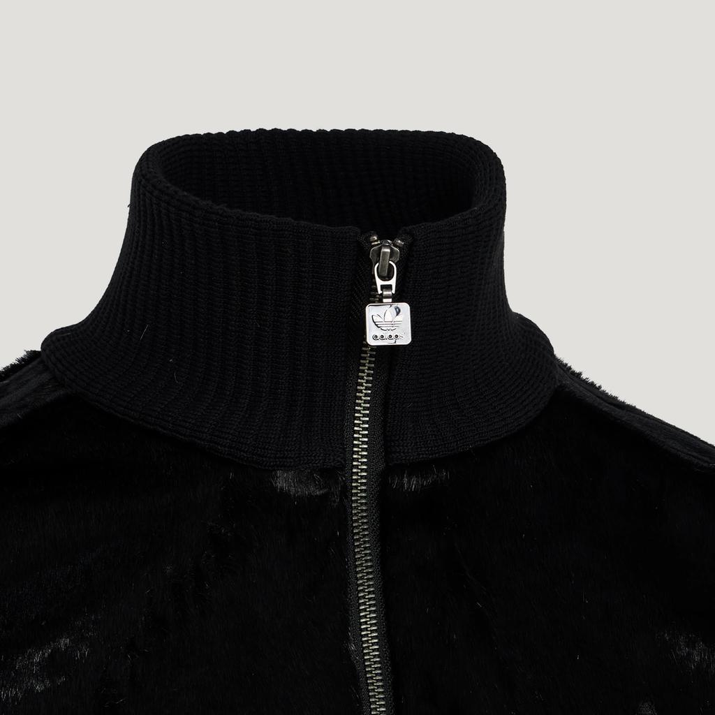 Adidas Originals Track Top Fur Skin-Friendly Retro Style Loose Plush Jacket Unisex Jacket KU9406