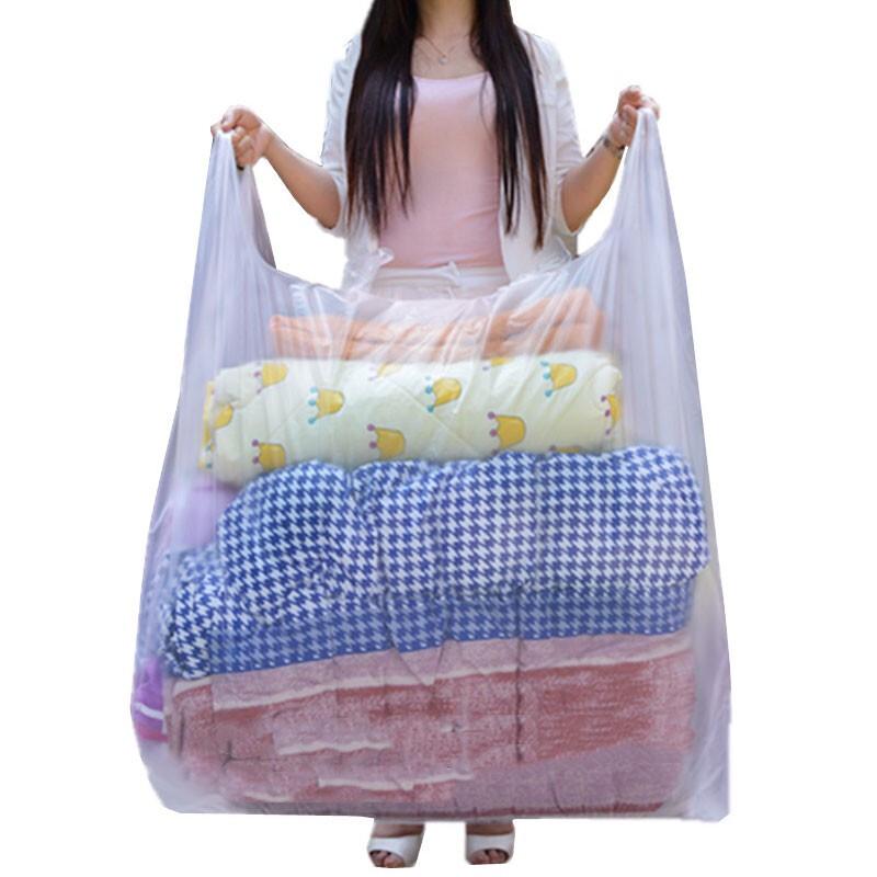 Heavy-Duty Transparent Handled Plastic Bags