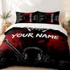 Berserk Custom Name 3pc set Perfect for bedroom use Comfortable bedding set includes a duvet cover and two pillowcases Ideal birthday or Christmas gif