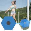 6/8/10ft Trampoline Shade Cover Waterproof Trampolines Sunshade Accessories Sun-Protection for Outdoor Backyard Playground