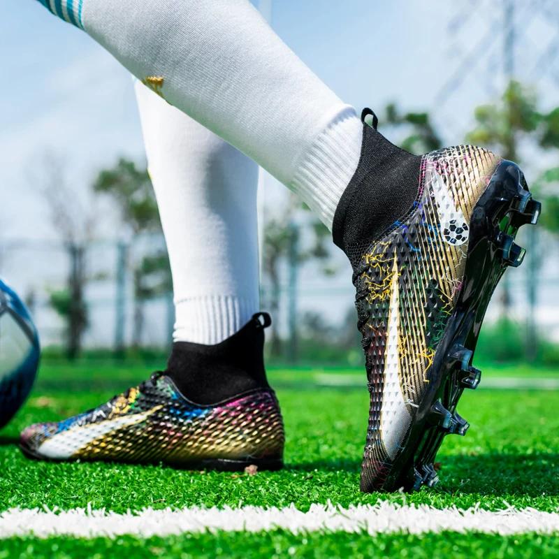 Men Football Boots Society Soccer Shoes Original Professional Training High Quality Match Comfortable Outdoor Football Shoes