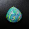 Lab-Created Opal Loose Gemstone Boulder Pear Cut 10.30 Ct Multi Color October Birthday Birthstone
