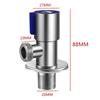 Stainless Steel Hot Cold Inlet Valve Toilet Filling Angle Valves Sink Basin Water Heater Faucet for Kitchen Bathroom Accessories