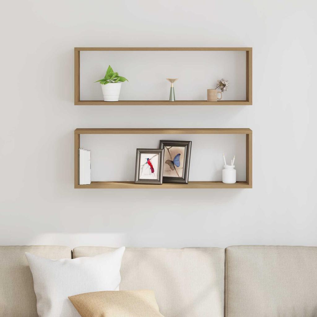 2 Pieces of Wall Decoration Racks, Entrance Storage Wall Shelf, Bathroom Storage Rack, Living Room Decoration Rack