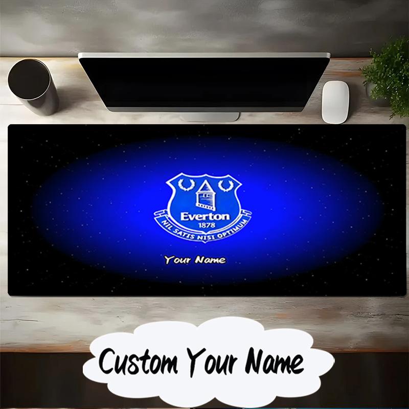 Custom Name Mouse pad Fc Everton Crest Design Mouse pad, Gaming Mouse Pad, keyboard pad, Desk Decor for computer notebook Fan Birthday Gift