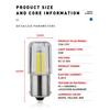 1pcs 6 Filament Super Bright Led 1156 X1 BA15S P21W Car Reverse Light Brake Bulb Lamp 12V Drop Shipping Supported